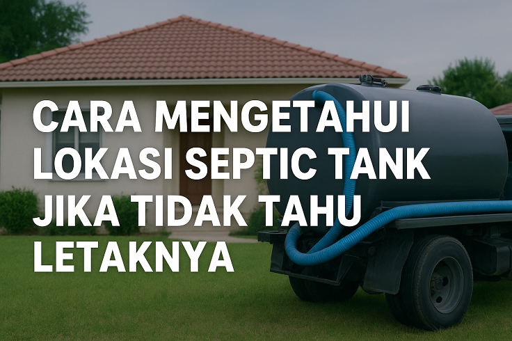cara mengetahui lokasi septic tank